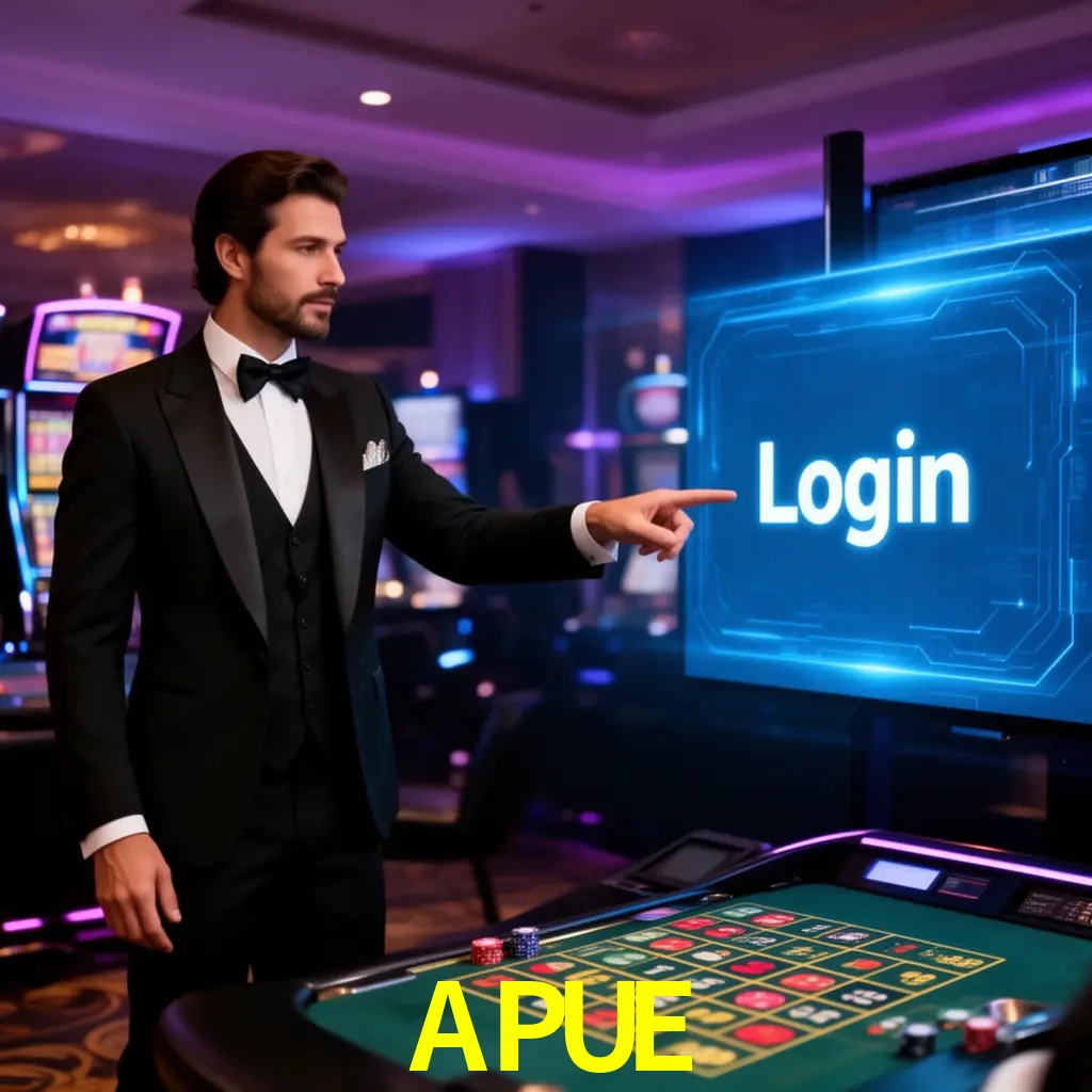 APUE Login - OTP, cuenta y soporte Pantalla APUE Login con OTP, contraseña, cuenta segura y soporte móvil